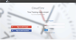 Desktop Screenshot of cloudtimr.com