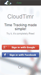 Mobile Screenshot of cloudtimr.com